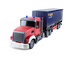 ماشین کنترلی تریلی کانتینردار بزرگ Remote Control TRANSPORT TRUCK مقیاس 1:24_اسباب بازی